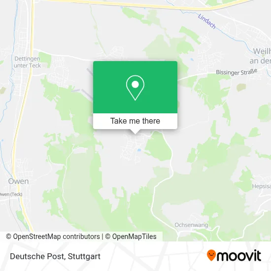 Deutsche Post map