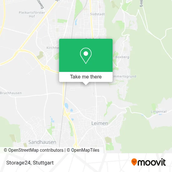 Storage24 map
