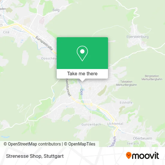 Strenesse Shop map