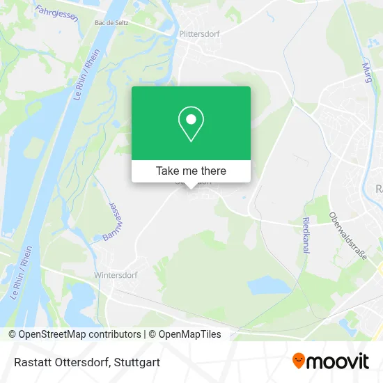Rastatt Ottersdorf map