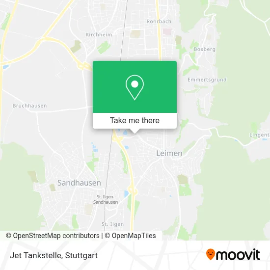 Jet Tankstelle map