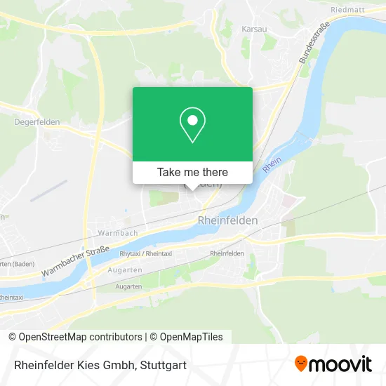 Rheinfelder Kies Gmbh map