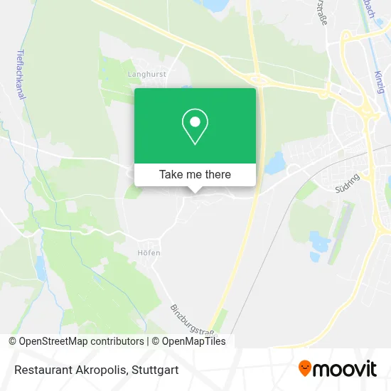 Restaurant Akropolis map