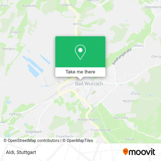Aldi map