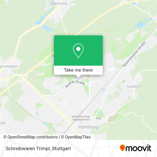 Schreibwaren Trimpl map