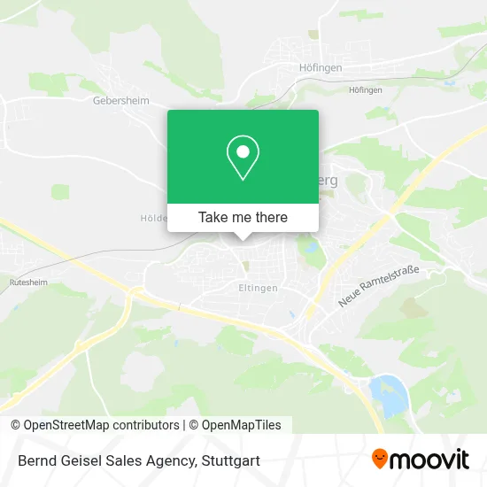 Bernd Geisel Sales Agency map