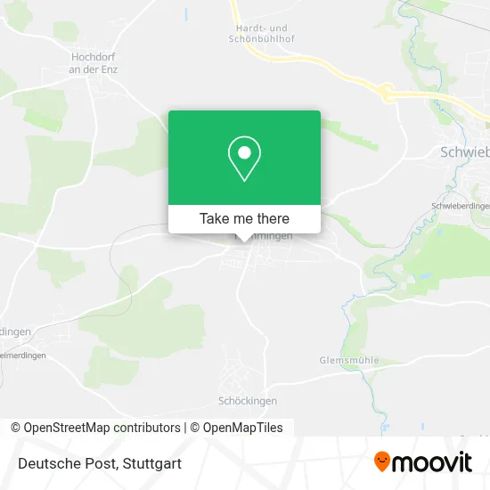 Deutsche Post map