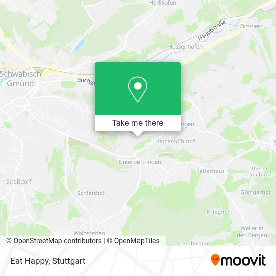 Eat Happy map