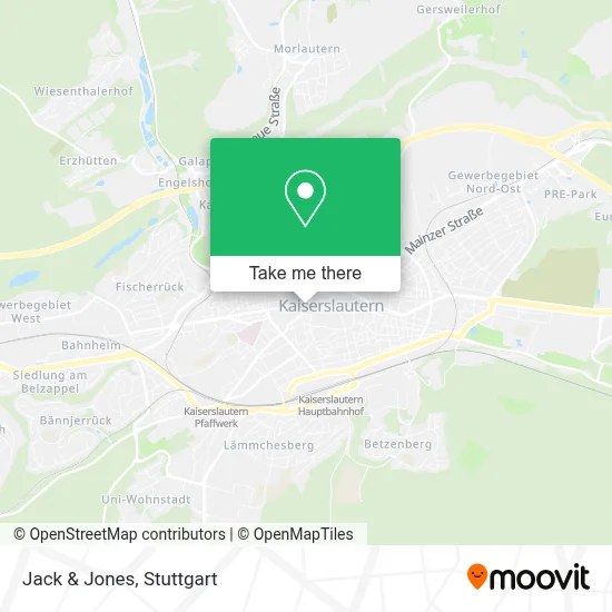 Jack & Jones map
