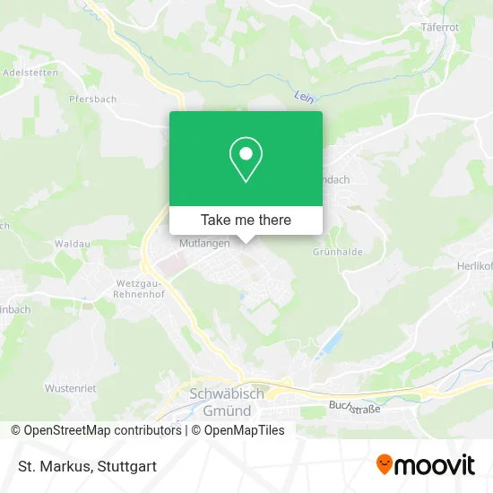 St. Markus map