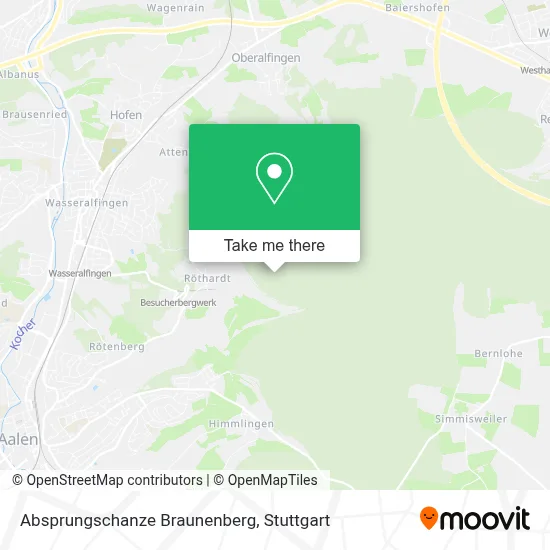 Absprungschanze Braunenberg map