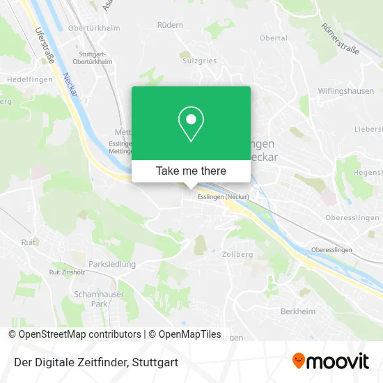 Der Digitale Zeitfinder map