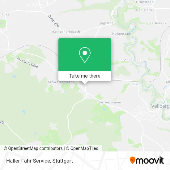 Haller Fahr-Service map