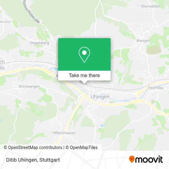 Ditib Uhingen map