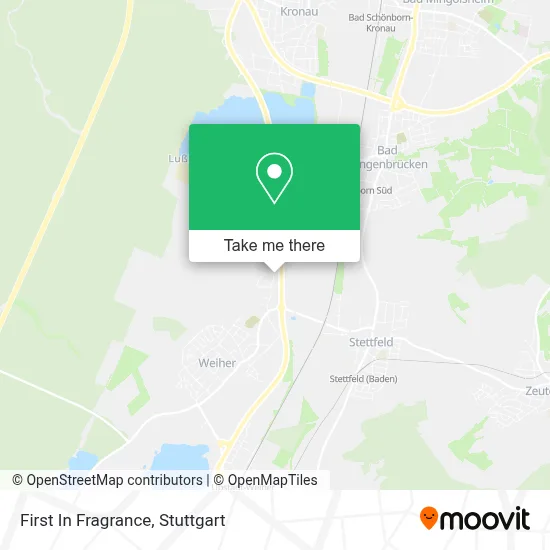 First In Fragrance map