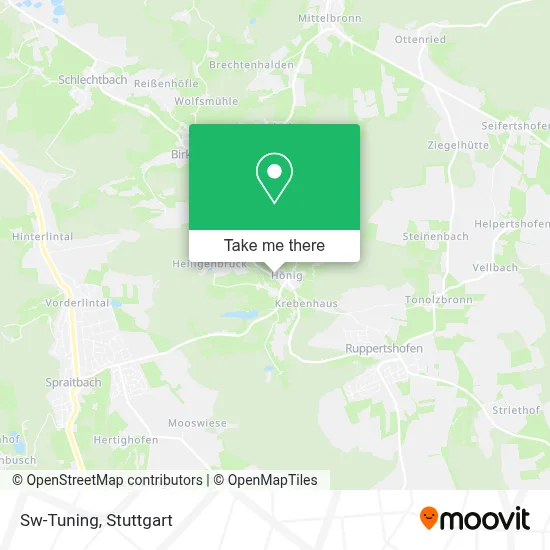 Sw-Tuning map