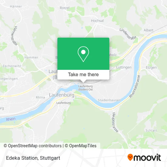Edeka  Station map