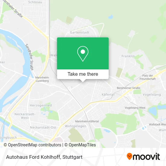Autohaus Ford Kohlhoff map