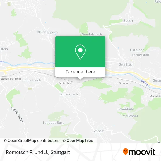 Rometsch F. Und J. map