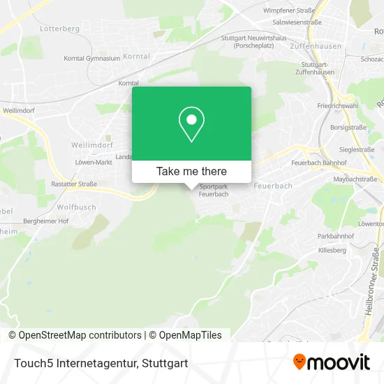 Touch5 Internetagentur map
