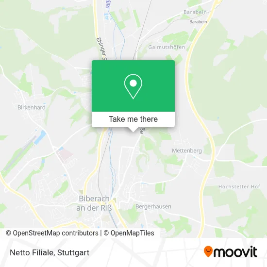 Netto Filiale map