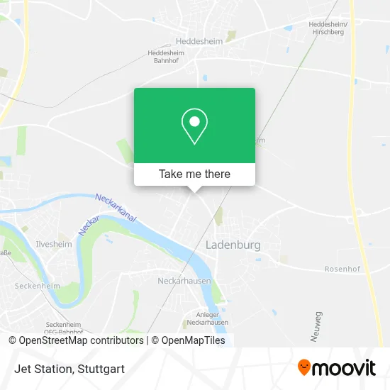 Jet Station map