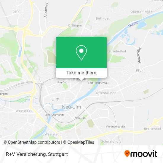 R+V Versicherung map