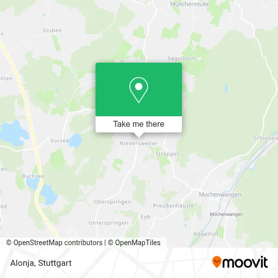 Alonja map