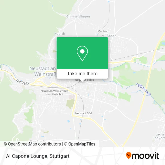 Al Capone Lounge map