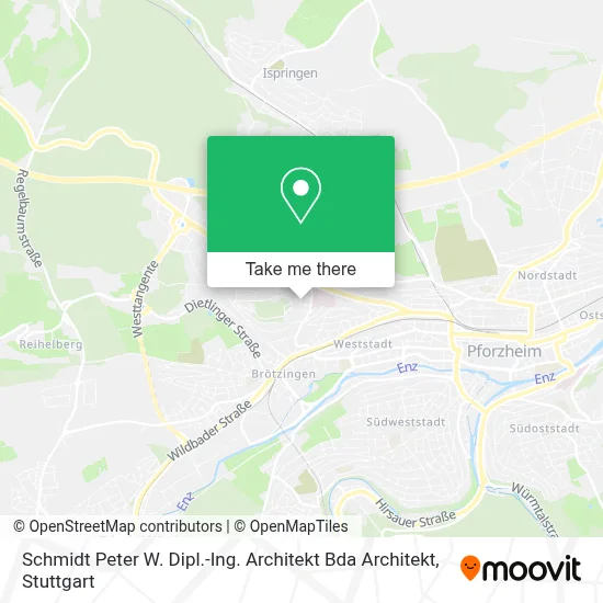 Schmidt Peter W. Dipl.-Ing. Architekt Bda Architekt map