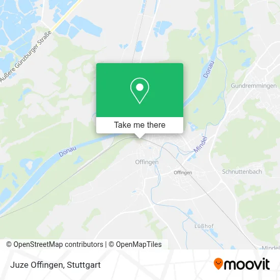 Juze Offingen map