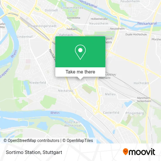Sortimo Station map