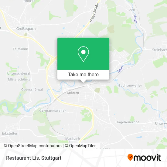 Restaurant Lis map