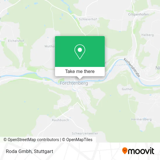 Roda Gmbh map