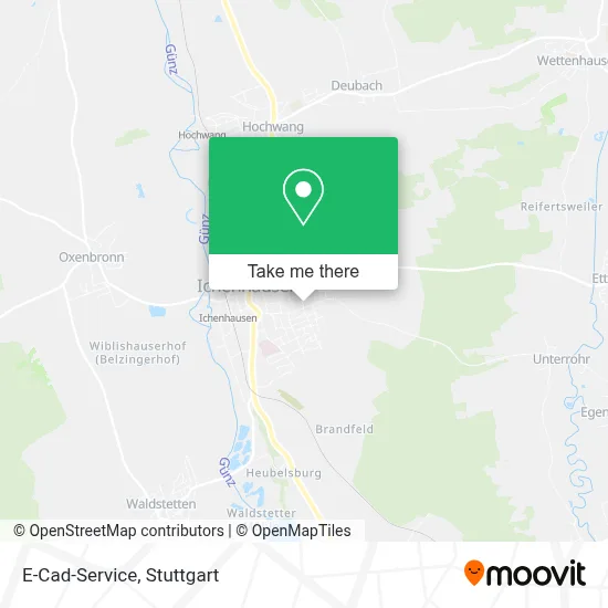 E-Cad-Service map