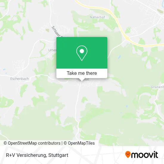 R+V Versicherung map