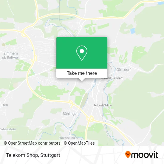 Telekom Shop map