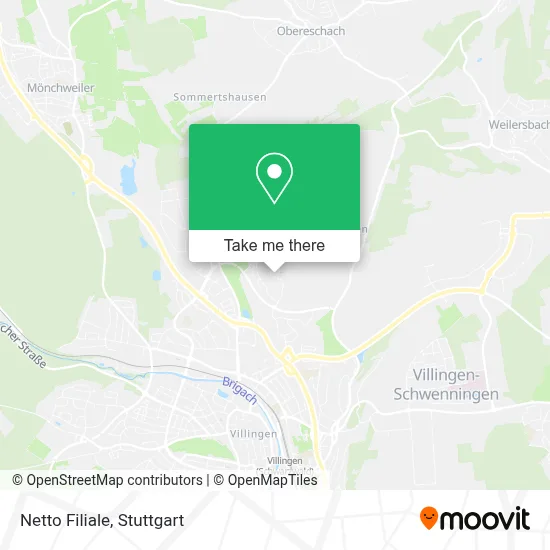 Netto Filiale map