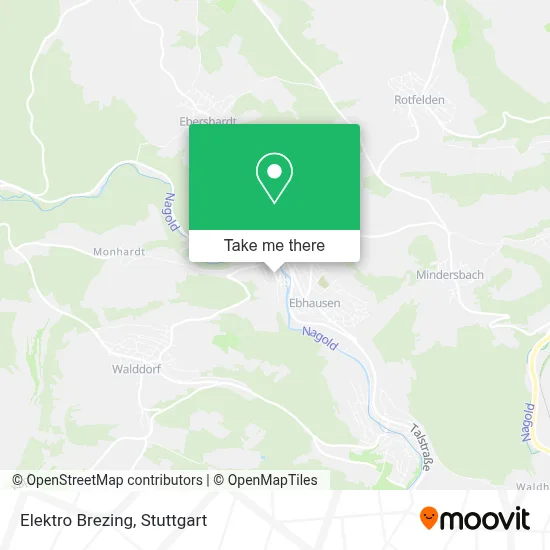 Elektro Brezing map