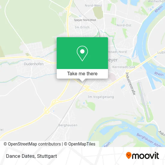 Dance Dates map