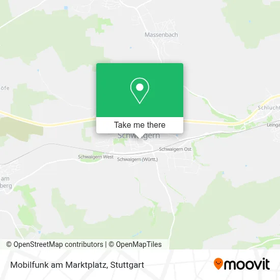 Mobilfunk am Marktplatz map