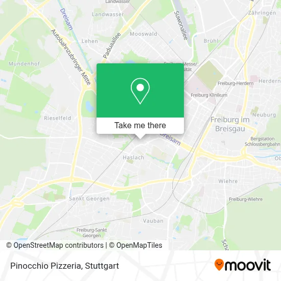 Pizzeria Pinocchio map