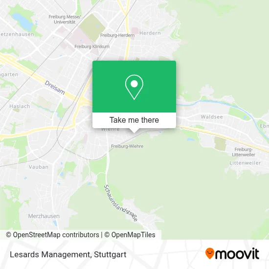 Lesards Management map