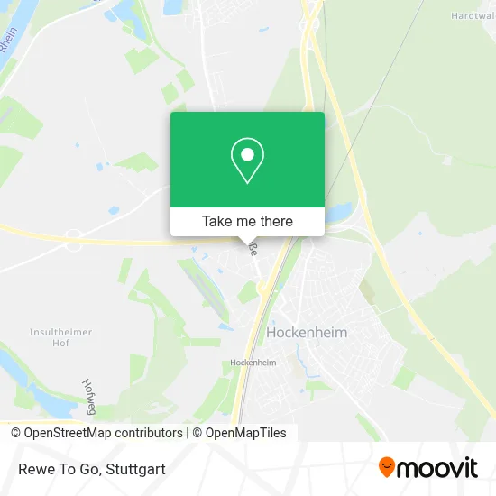 Rewe To Go map