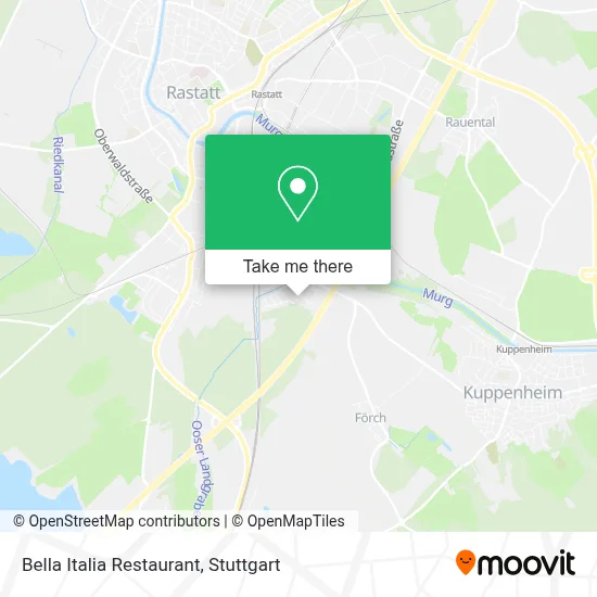 Ristorante Bella Italia map