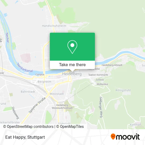 Eat Happy map