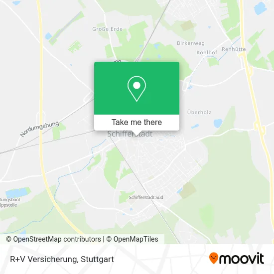 R+V Versicherung map