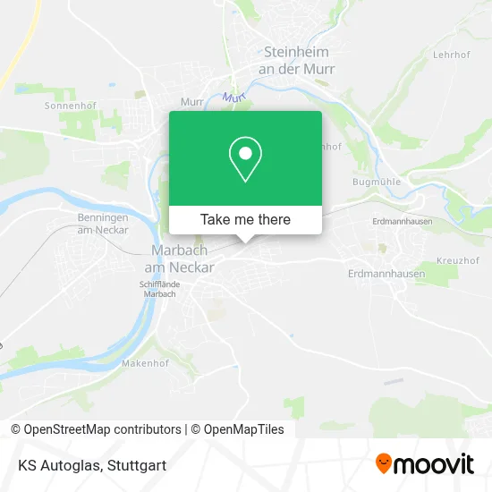 KS Autoglas map
