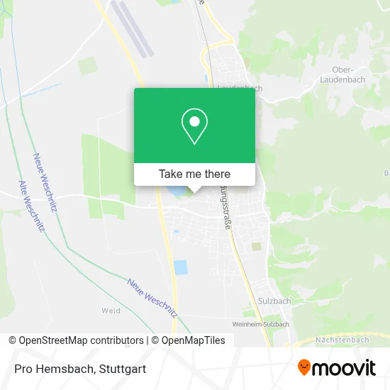 Pro Hemsbach map