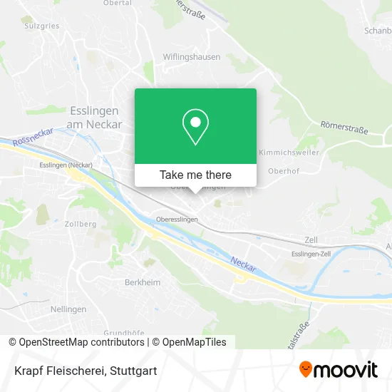 Krapf Fleischerei map